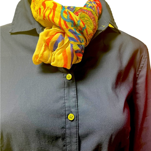 UNTUCKit brand womens shirt dress in navy blue button up and tie waist size 8 - Picture 4 of 8